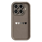 For Xiaomi 17T Pro TPU Case Rubberized Anti-Slip Five Heart Pattern Phone Back Cover