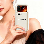 For Xiaomi 17 Pro TPU Case Rubberized Anti-Slip Five Heart Pattern Phone Back Cover
