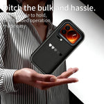 For Xiaomi 17 Pro TPU Case Rubberized Anti-Slip Five Heart Pattern Phone Back Cover