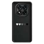 For Xiaomi Redmi Note 15 Pro 5G (Global) TPU Case Rubberized Anti-Slip Five Heart Pattern Phone Back Cover