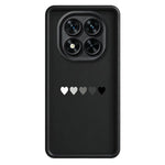 Xiaomi Redmi Note 15 Pro+ 5G (Global) / Poco M8 Pro 5G TPU-skal Gummerat halkfritt bakstycke med fem hjärtmönster
