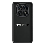 TPU-skal för Xiaomi Redmi Note 15 5G (Global) / 15 4G (Global) / Poco M8 5G, gummibelagt, halkfritt bakstycke med fem hjärtmönster och mobil