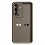 Samsung Galaxy S26+ TPU-skal Gummerat halkfritt bakstycke med fem hjärtmönster
