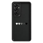 Samsung Galaxy A37 5G TPU-skal Gummerat halkfritt bakstycke med fem hjärtmönster
