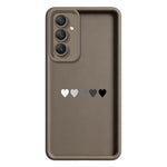 Samsung Galaxy A37 5G TPU-skal Gummerat halkfritt bakstycke med fem hjärtmönster
