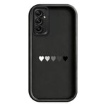 TPU-skal för Samsung Galaxy A18 5G / A18 4G / A17 5G / A17 4G gummerat halkfritt bakstycke med fem hjärtmönster