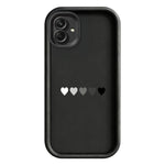 Samsung Galaxy A08 4G / A07 4G / A07s 4G TPU-skal Gummerat halkfritt bakstycke med fem hjärtmönster