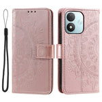 Stativcover til Xiaomi Redmi Note 17 5G (Global) / 17 4G (Global) / 17 (Indien/Kina) 5G, trykt totemcover i PU-læder med håndledsrem
