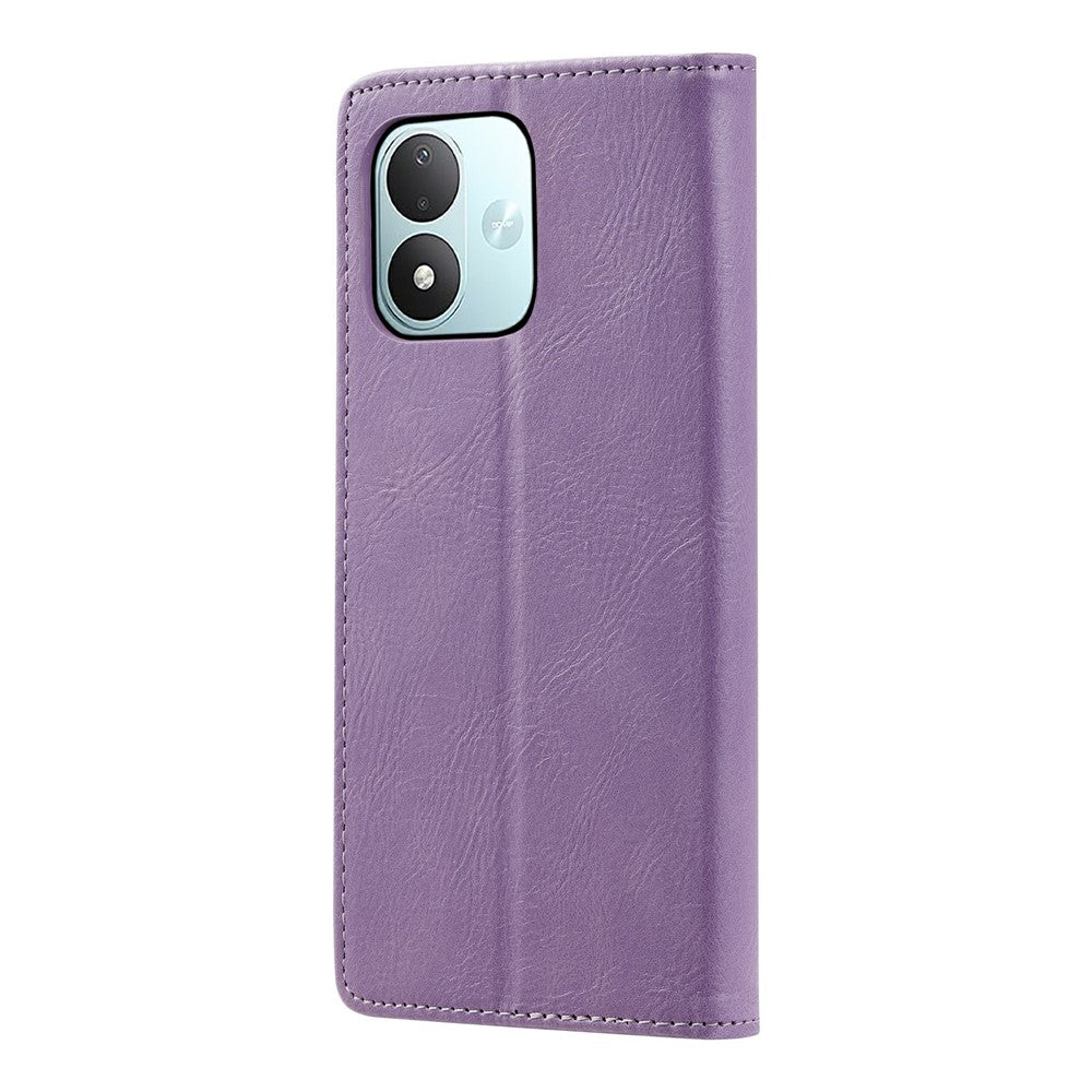TTUDRCH Style 007 Leather Case For Xiaomi Redmi Note 17 5G (Global)  /  17 4G (Global)  /  17 (India / China) 5G RFID Blocking Wallet Stand Phone Cover