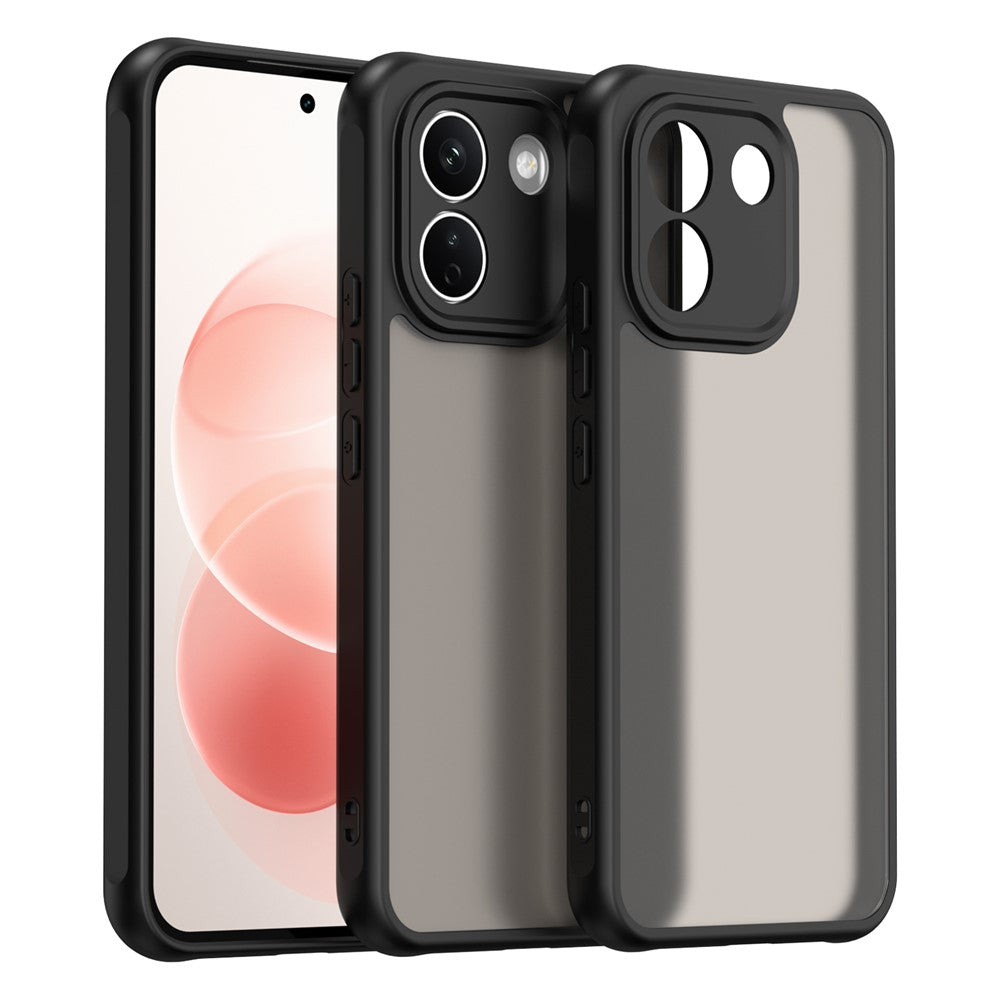 Xiaomi Redmi Note 17 Pro Max 5G / Note 17 Pro+ 5G-skal, frostat, genomskinligt PC + TPU-bakstycke