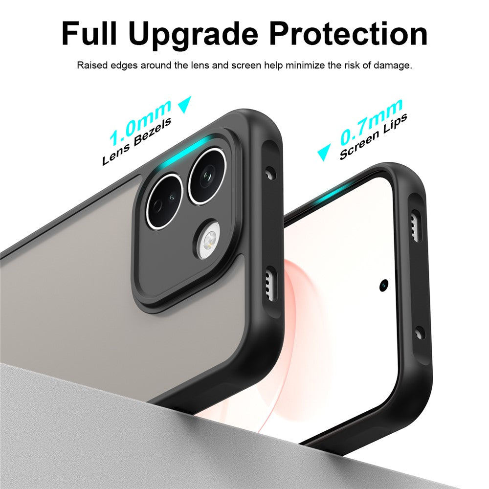 For Xiaomi Redmi Note 17 Pro Max 5G / Note 17 Pro+ 5G Case Frosted Translucent PC + TPU Phone Back Cover