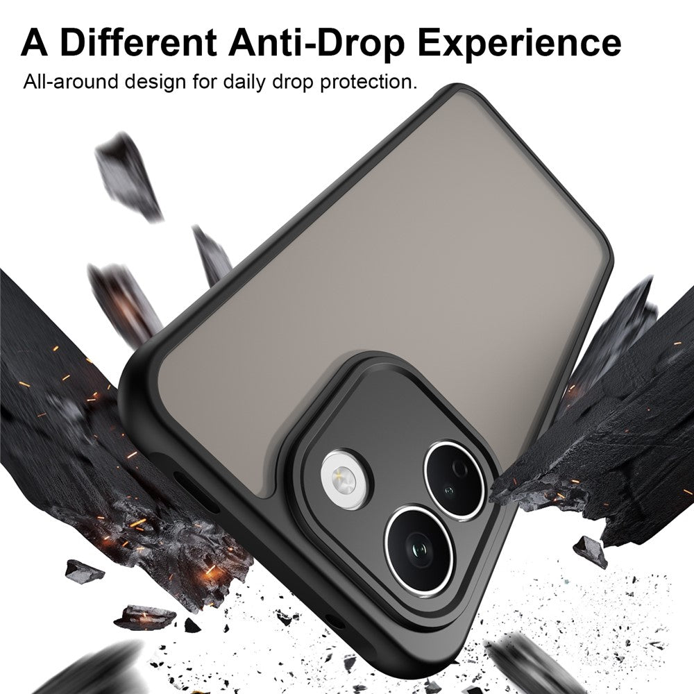 For Xiaomi Redmi Note 17 Pro Max 5G / Note 17 Pro+ 5G Case Frosted Translucent PC + TPU Phone Back Cover