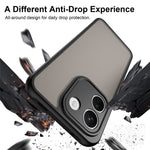Xiaomi Redmi Note 17 Pro Max 5G / Note 17 Pro+ 5G-skal, frostat, genomskinligt PC + TPU-bakstycke