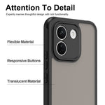 Xiaomi Redmi Note 17 Pro Max 5G / Note 17 Pro+ 5G-skal, frostat, genomskinligt PC + TPU-bakstycke