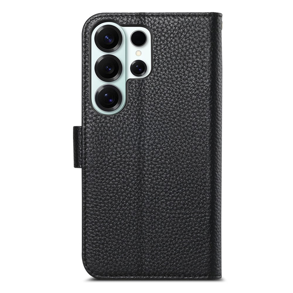 Samsung Galaxy S26 Ultra-skal RFID-blockerande plånboksfodral i delat läder