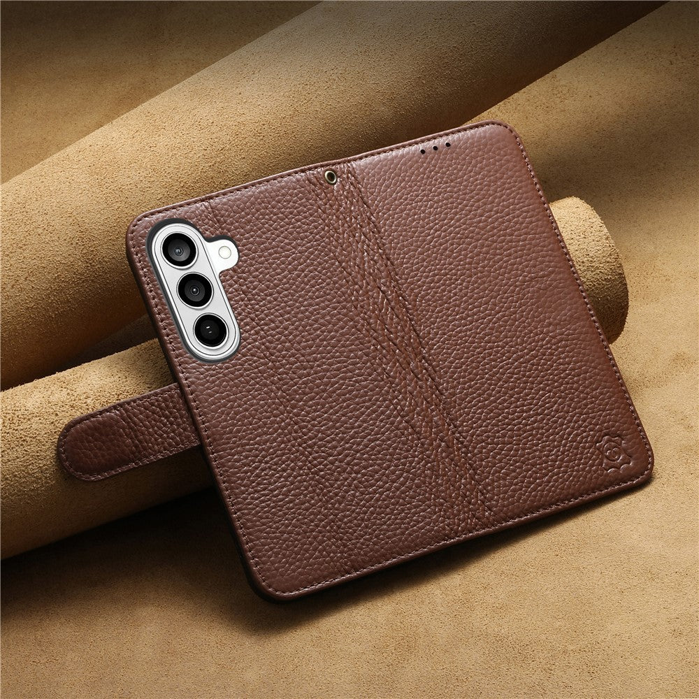 For Samsung Galaxy S25+ Case RFID Blocking Wallet Split Leather Phone Cover