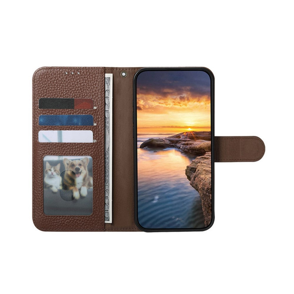 For Samsung Galaxy S25 FE Case RFID Blocking Wallet Split Leather Phone Cover