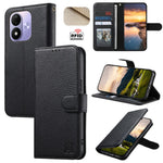 Phone Case for Xiaomi Redmi Note 17 4G (Global) / Note 17 5G (Global) / Note 17 (India / China) 5G , RFID Blocking Wallet Split Leather Cover