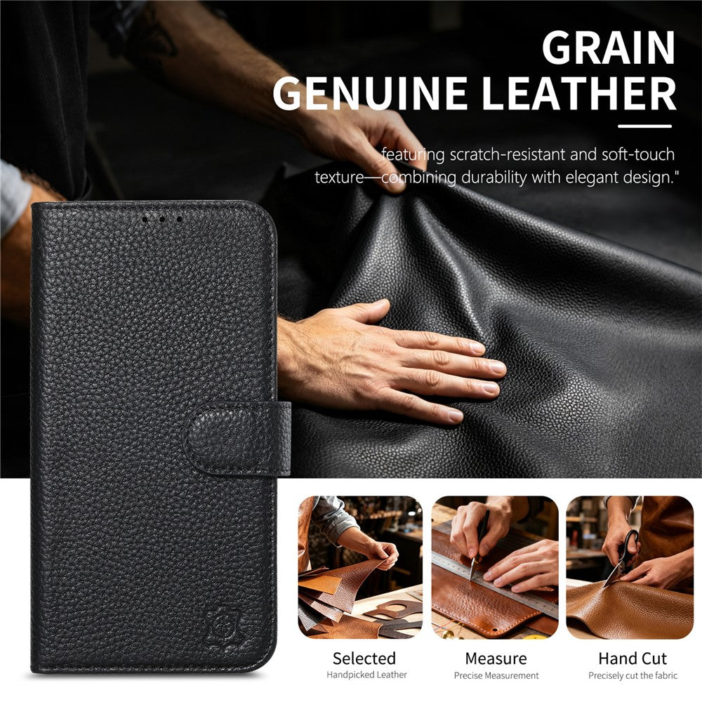 For Xiaomi Redmi Note 17 Pro 5G Case RFID Blocking Wallet Split Leather Phone Cover