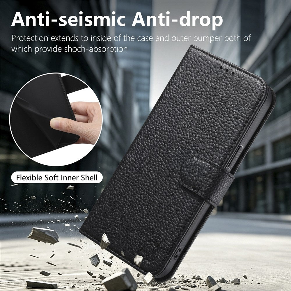 For Xiaomi 17T Case RFID Blocking Wallet Split Leather Phone Cover