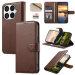 For Xiaomi 17T Pro Case RFID Blocking Wallet Split Leather Phone Cover