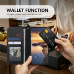 For Samsung Galaxy S24+ Case RFID Blocking Wallet Split Leather Phone Cover