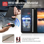 For Samsung Galaxy S24 FE Case RFID Blocking Wallet Split Leather Phone Cover
