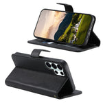 For Samsung Galaxy S24 Ultra Case RFID Blocking Wallet Split Leather Phone Cover