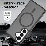 Samsung Galaxy S26+ magnetisk TPU + PC-cover med fingeraftryksbeskyttelse, skærmbeskyttelse i højkvalitets aluminiums-kiselglas og linsebeskyttelse i hærdet glas