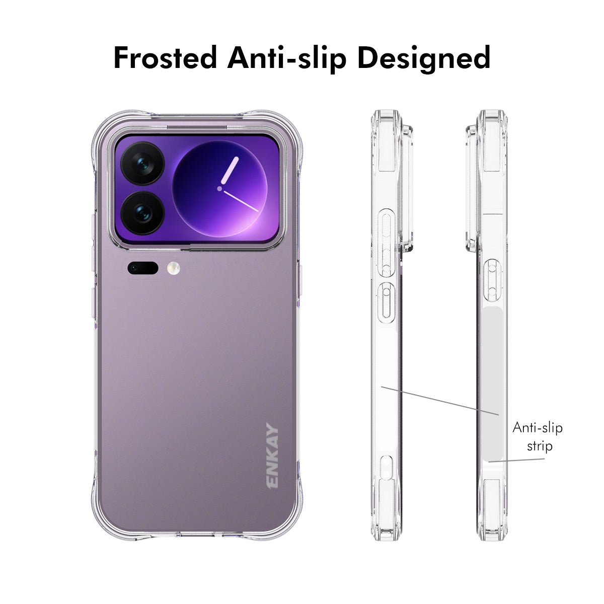 HAT PRINCE for Xiaomi 18 Pro ENKAY  Clear Phone Case Shockproof Anti-slip TPU Cover