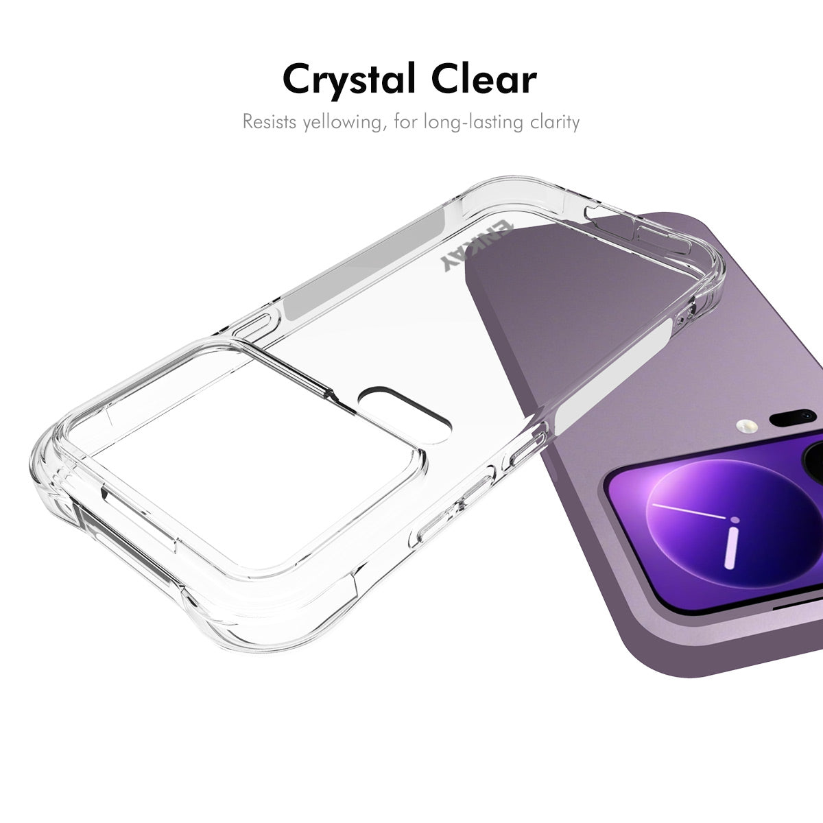 HAT PRINCE for Xiaomi 18 Pro ENKAY  Clear Phone Case Shockproof Anti-slip TPU Cover
