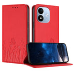 Xiaomi Redmi Note 17 Pro 5G Tulpan- och fjärilsmönster Magnetisk stängning PU-läder Plånboksfodral