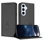 Samsung Galaxy S25 FE / Galaxy S26 FE Tulpan- och fjärilsmönster Magnetstängning PU-läder plånboksfodral