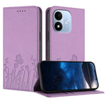 Xiaomi Redmi Note 17 5G (Global) / Xiaomi Redmi Note 17 (Indien/Kina) 5G / Xiaomi Redmi Note 17 4G (Global) Tulpan- och fjärilsmönster Magnetisk stängning PU-läder plånboksfodral