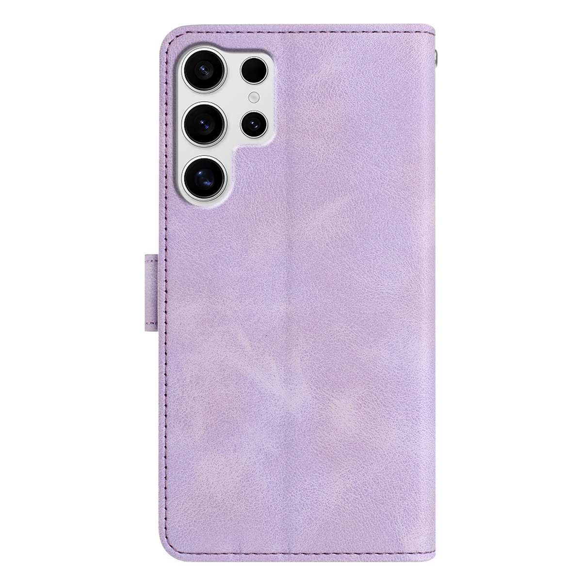 Samsung Galaxy S26 Ultra Plånboksfodral med 8 kortfack, tryckt fjärilsmönster, PU-läderfodral med handledsrem