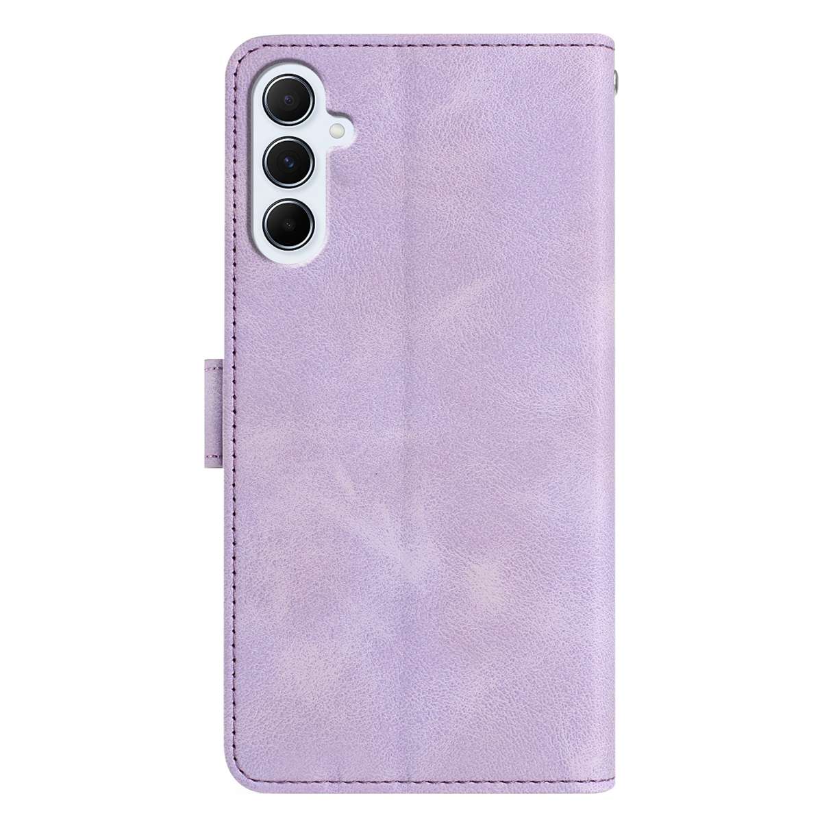 Samsung Galaxy S26 FE Plånboksfodral med 8 kortfack, tryckt fjärilsmönster, PU-läderfodral med handledsrem