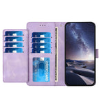 Samsung Galaxy S26 FE Plånboksfodral med 8 kortfack, tryckt fjärilsmönster, PU-läderfodral med handledsrem