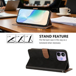 For Xiaomi Redmi Note 17 Pro 5G Case Diamond Stitch PU Leather Wallet Flip Phone Cover with Wrist Strap