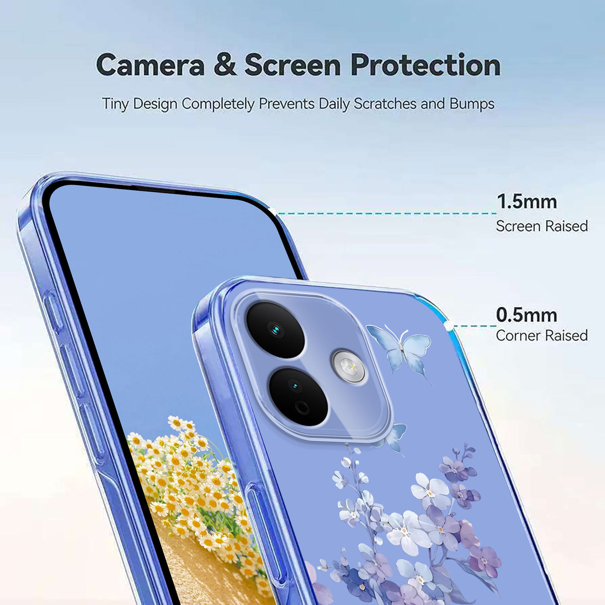 For Xiaomi Redmi Note 17 Pro+ 5G / Xiaomi Redmi Note 17 Pro Max 5G / Xiaomi Redmi Note 17 Pro 5G Case Butterfly Floral Pattern Printing TPU Phone Back Cover