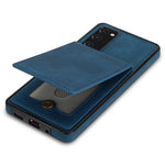 Back Cover for Samsung Galaxy S20 FE 4G / 5G / FE 2022 / S20 Lite, Solid Color Kickstand Phone Case RFID Blocking Multiple Card Slots Vertical Flip PU Leather Coated TPU Shell