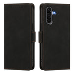 Samsung Galaxy A18 4G / A18 5G / A17 4G / A17 5G / A26 5G-skal, PU-läder med dragkedja och plånboksfodral med handledsrem.