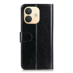 For Xiaomi Redmi Note 17 Pro 5G Case Crazy Horse Texture PU Leather Phone Stand Cover