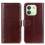 Xiaomi Redmi Note 17 Pro Max 5G-skal Crazy Horse Texture PU-läder Mobilskal