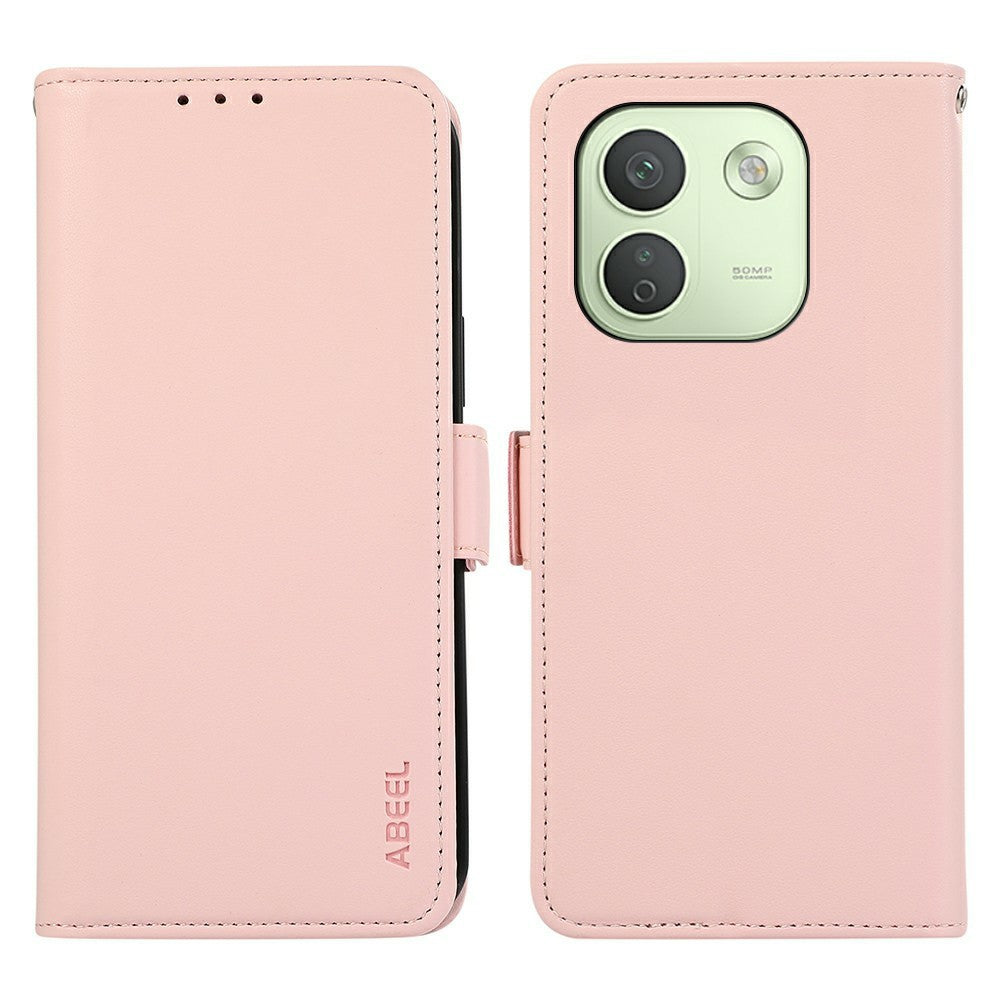 ABEEL For Xiaomi Redmi Note 17 Pro Max 5G Case Leather Phone Cover with RFID Blocking Wallet