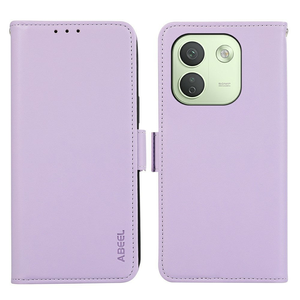 ABEEL For Xiaomi Redmi Note 17 Pro Max 5G Case Leather Phone Cover with RFID Blocking Wallet