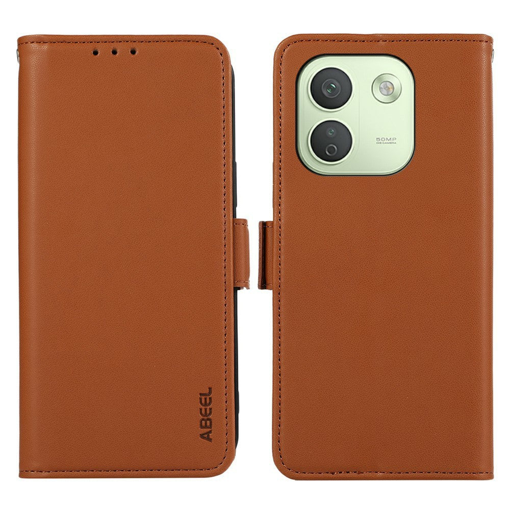 ABEEL For Xiaomi Redmi Note 17 Pro Max 5G Case Leather Phone Cover with RFID Blocking Wallet