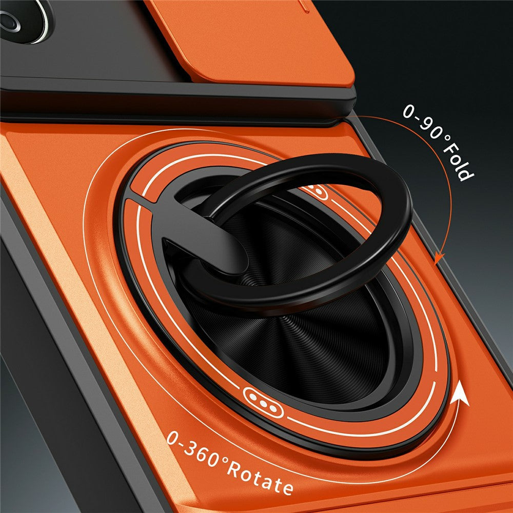 Xiaomi Redmi Note 17 Pro Max 5G Magnetiskt Skal Ringhållare Vikbart Stöd TPU PC mobilskal med Kameralinsreglage