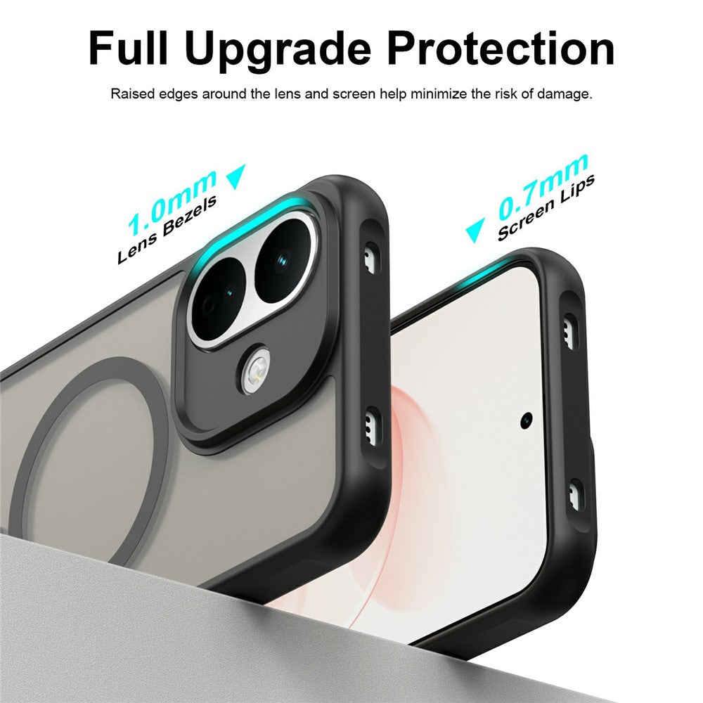 Xiaomi Redmi Note 17 Pro 5G Magnetiskt Skal Anti-fall Matt PC + TPU mobilskal