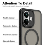 Xiaomi Redmi Note 17 Pro 5G Magnetiskt Skal Anti-fall Matt PC + TPU mobilskal
