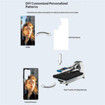 10 stk. sublimationsetuier til Samsung Galaxy S26 Ultra, 2D TPU + PC-magnetisk bagside med understøttelse af varmeoverførselstryk